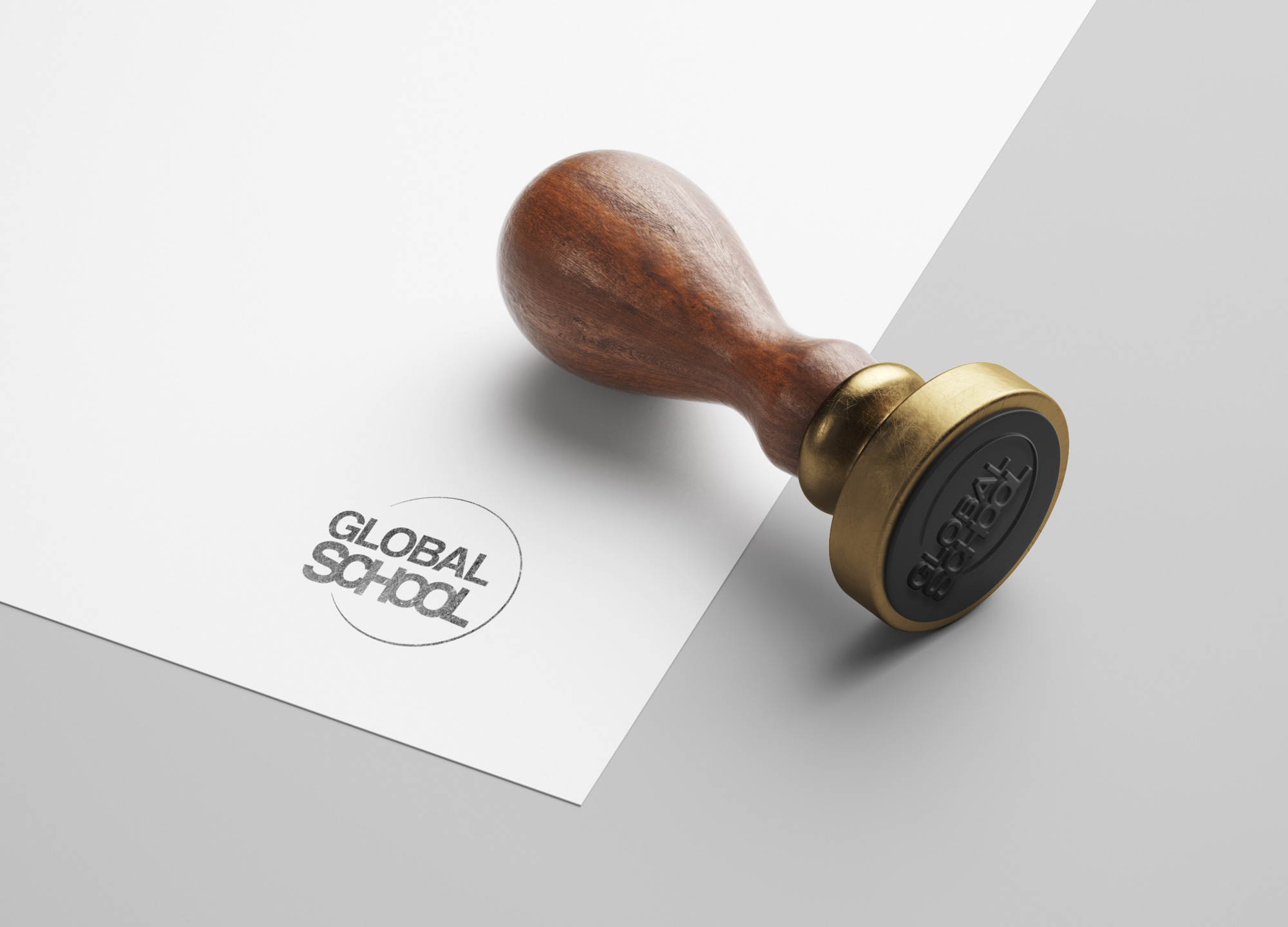 Design de cachet pour l'organisation Globalschool